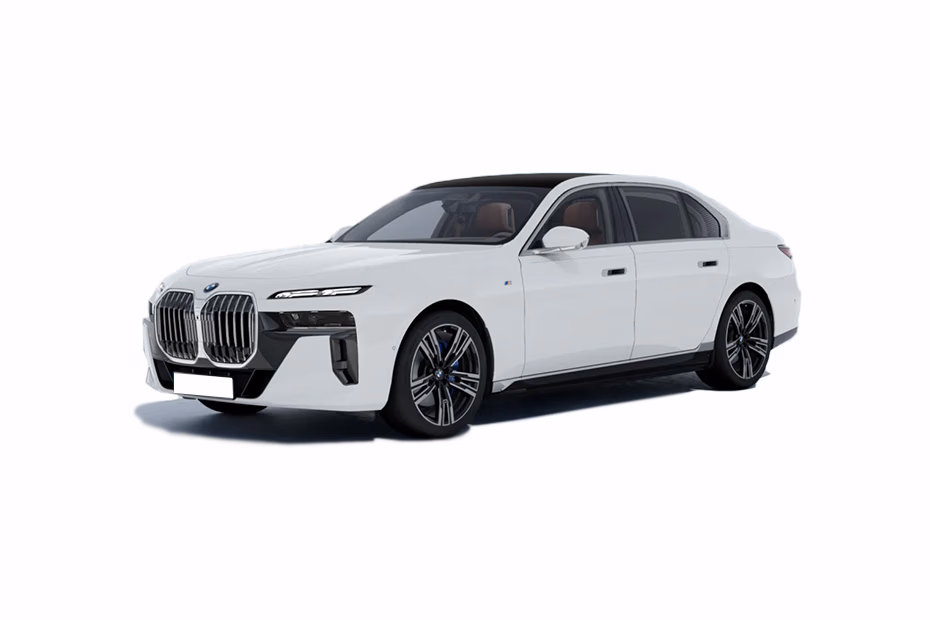 BMW i7 in Alpine White