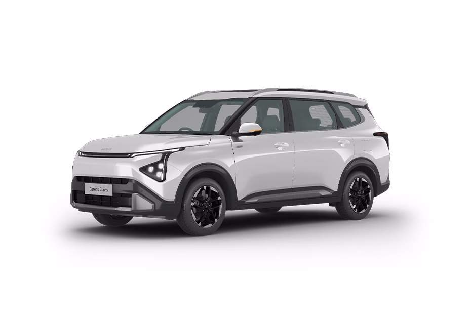 Kia Carens Clavis in Glacier White Pearl