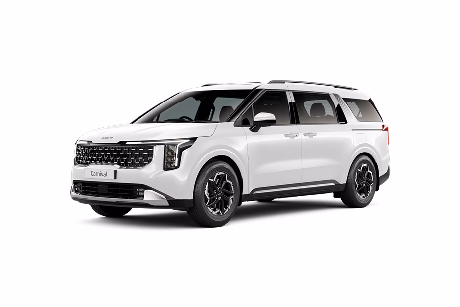 Kia Carnival in Glacier White Pearl