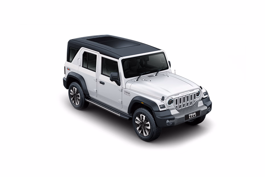 Mahindra Thar Roxx in Everest White