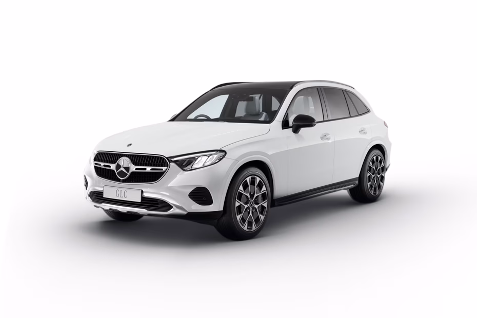 Mercedes-Benz GLC in Polar White With Black Roof
